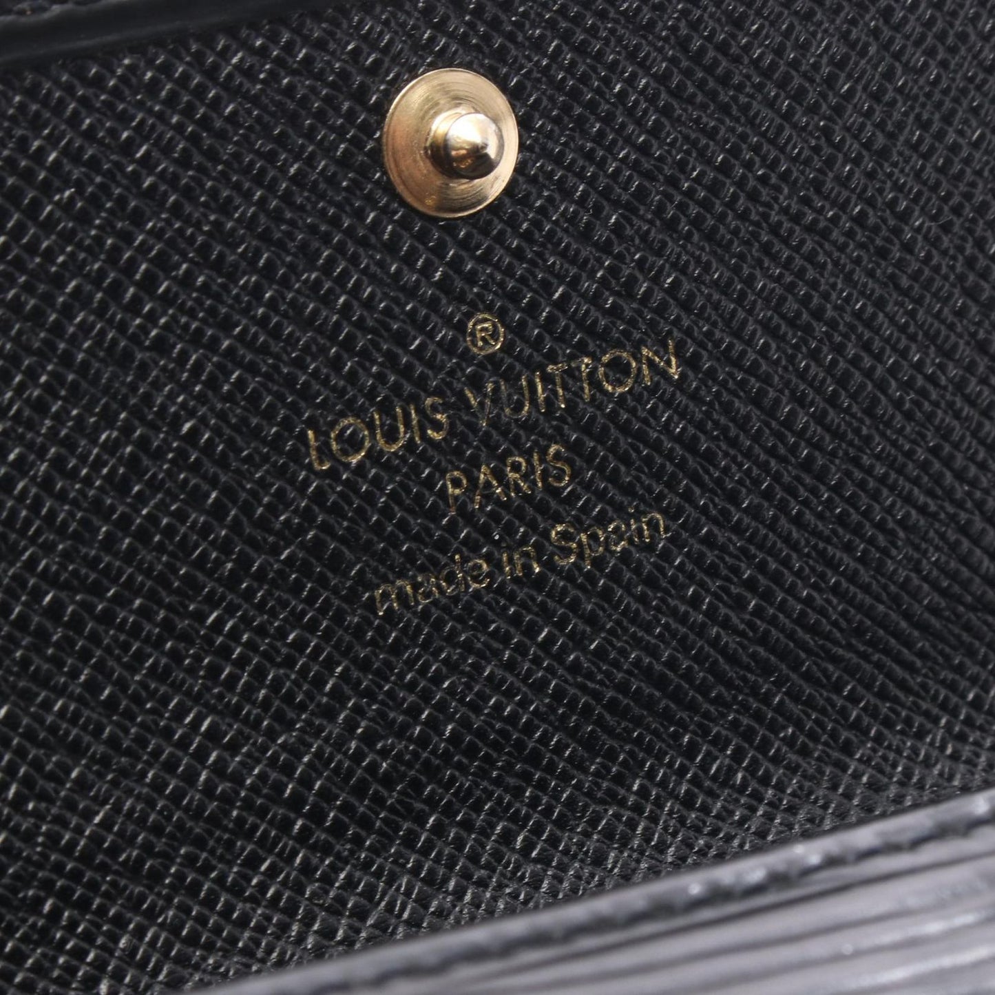 Louis Vuitton Key Case Multicles 6 Noir Leather Key Holder — view 4