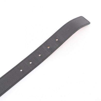 Louis Vuitton Belt Ceinture Jeans Black Leather LV — view 3