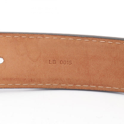 Louis Vuitton Belt Ceinture Jeans Black Leather LV — view 5