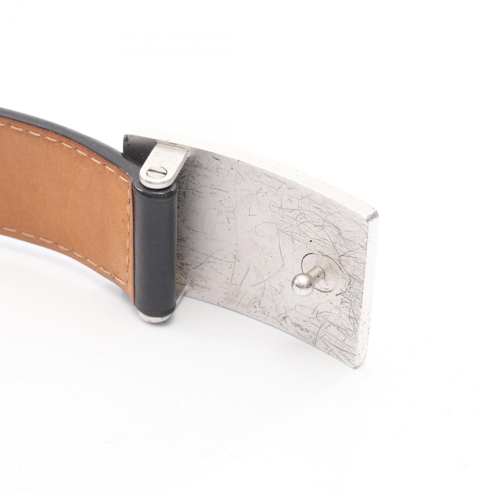 Louis Vuitton Belt Ceinture Jeans Black Leather LV — view 6