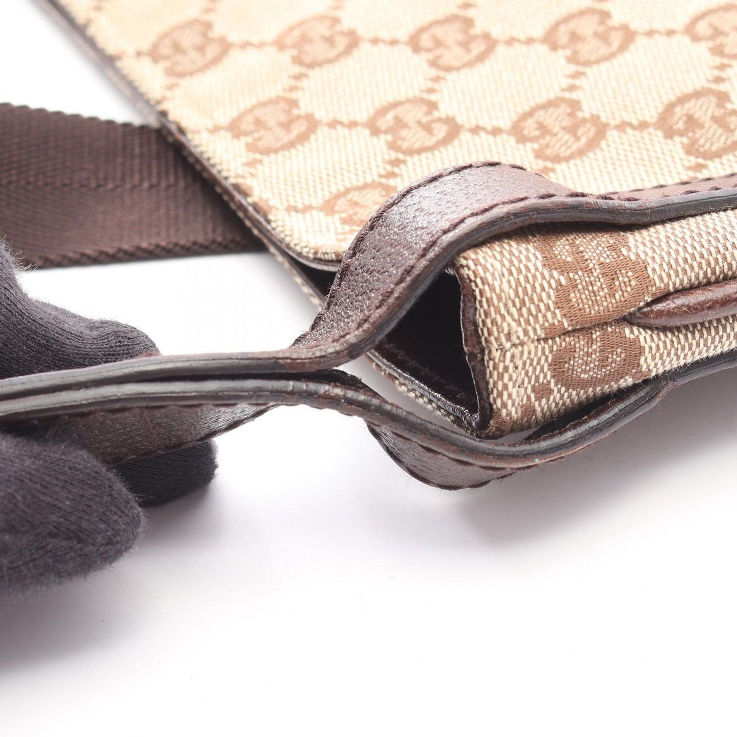 Gucci Shoulder Bag GG Canvas Beige — view 9