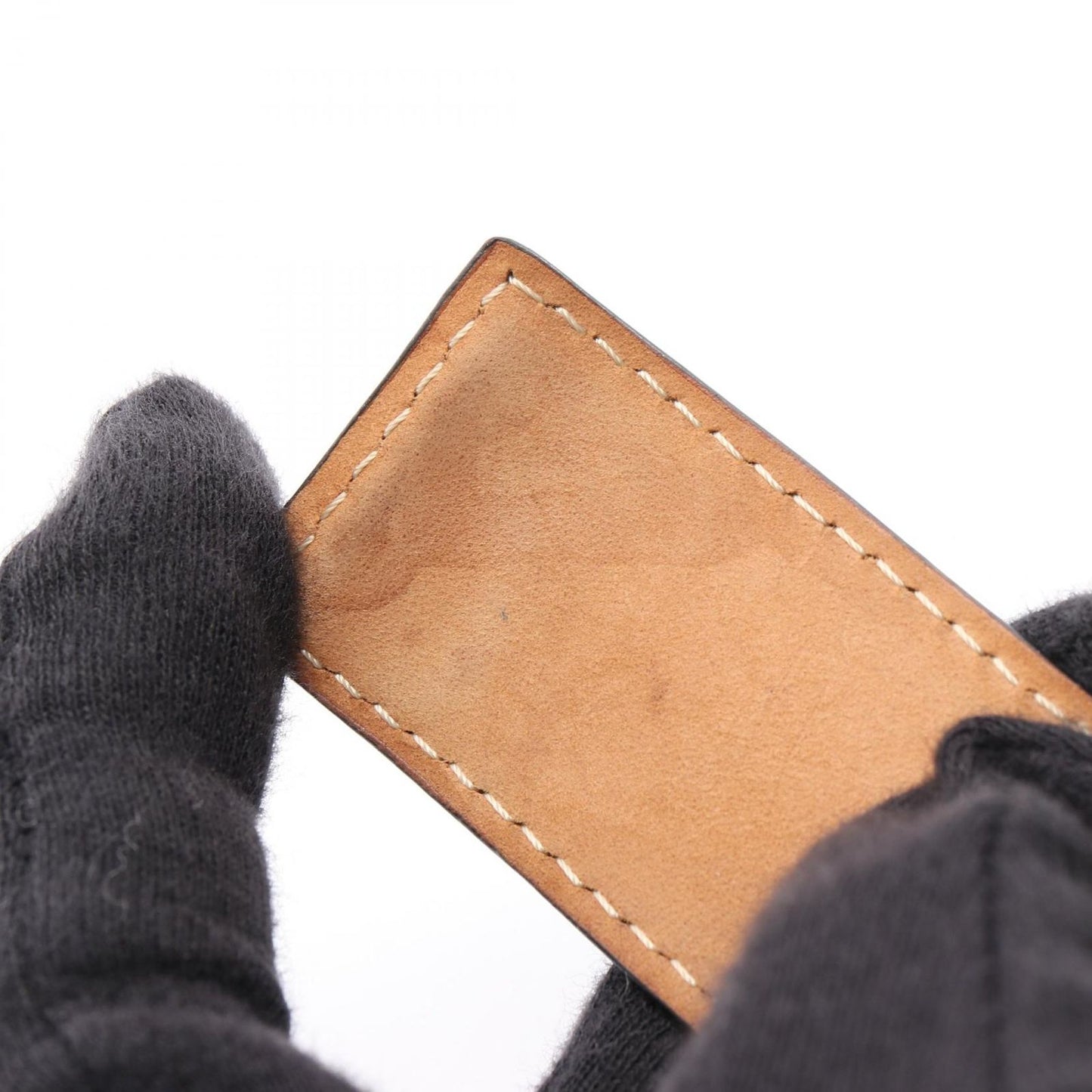 Loewe Bracelet Anagram Slap Small 119.19.336 Leather Bangle — view 7