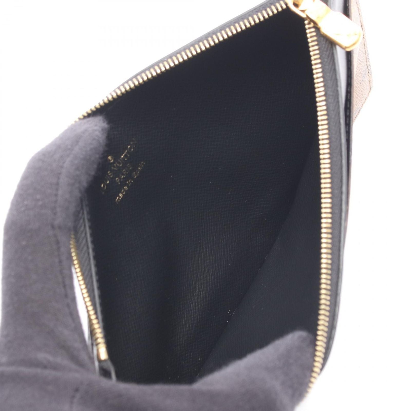 Louis Vuitton Bill Purse Slim Monogram Reverse Leather Shoulder Bag — view 3