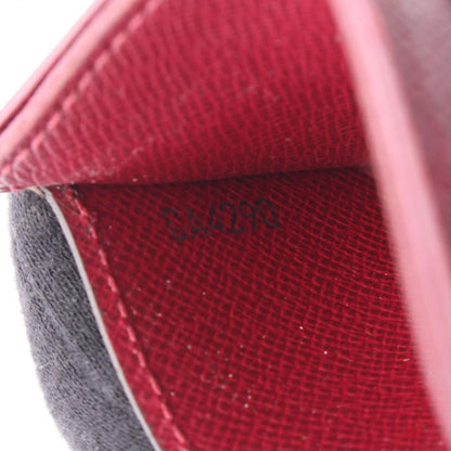 Louis Vuitton Card Case Holder Sample Fuchsia Leather — view 5