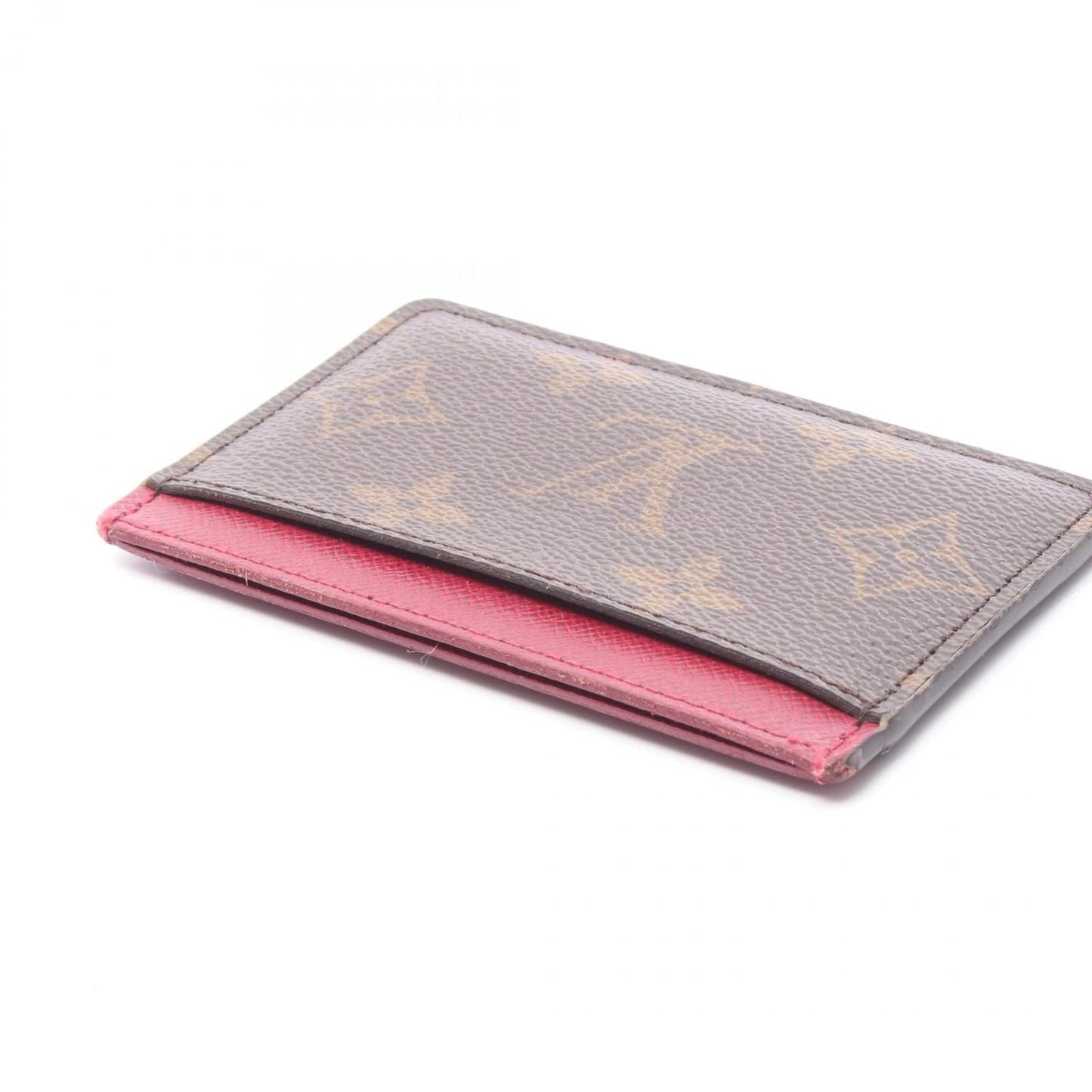 Louis Vuitton Card Case Holder Sample Fuchsia Leather — view 3