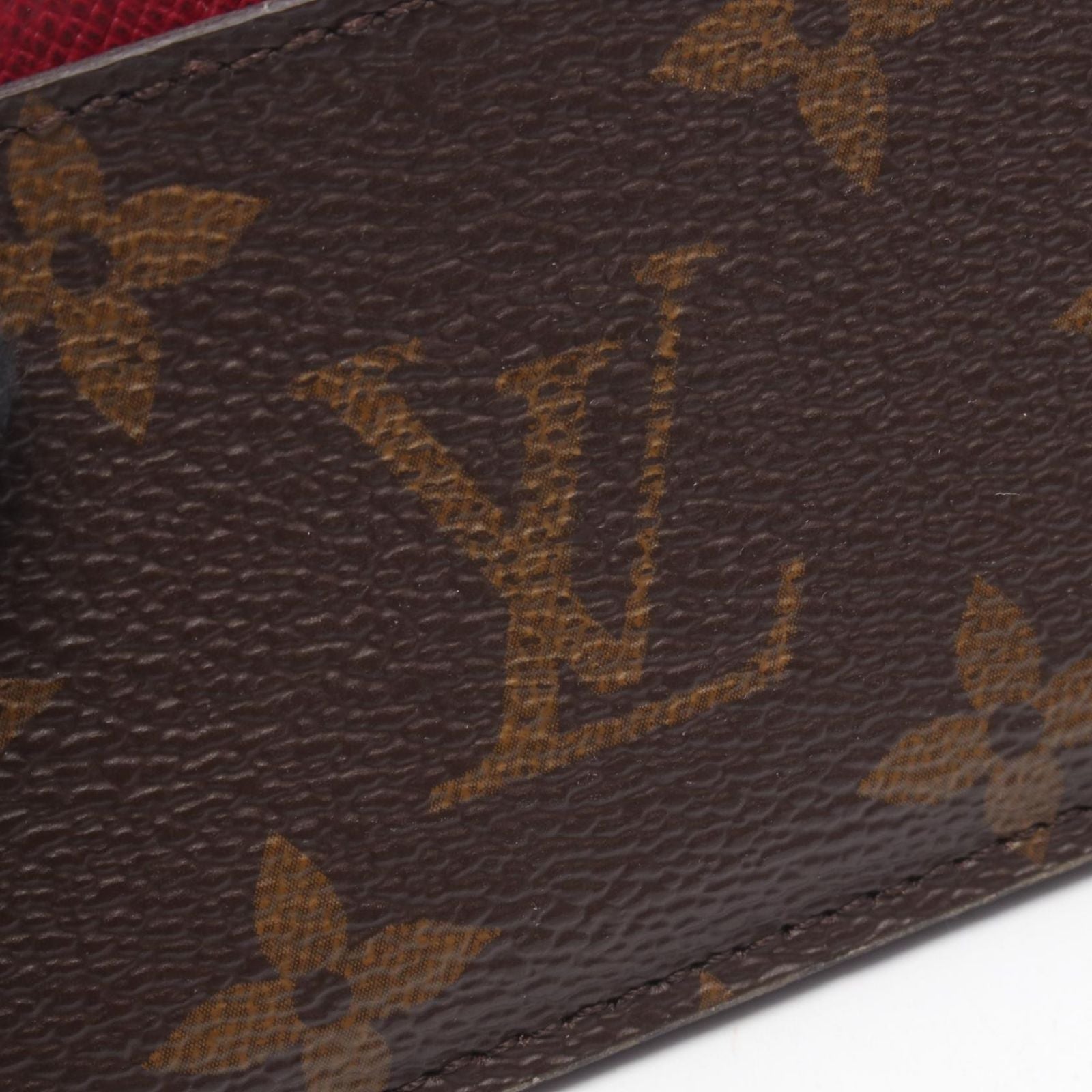 Louis Vuitton Card Case Holder Sample Fuchsia Leather — view 6