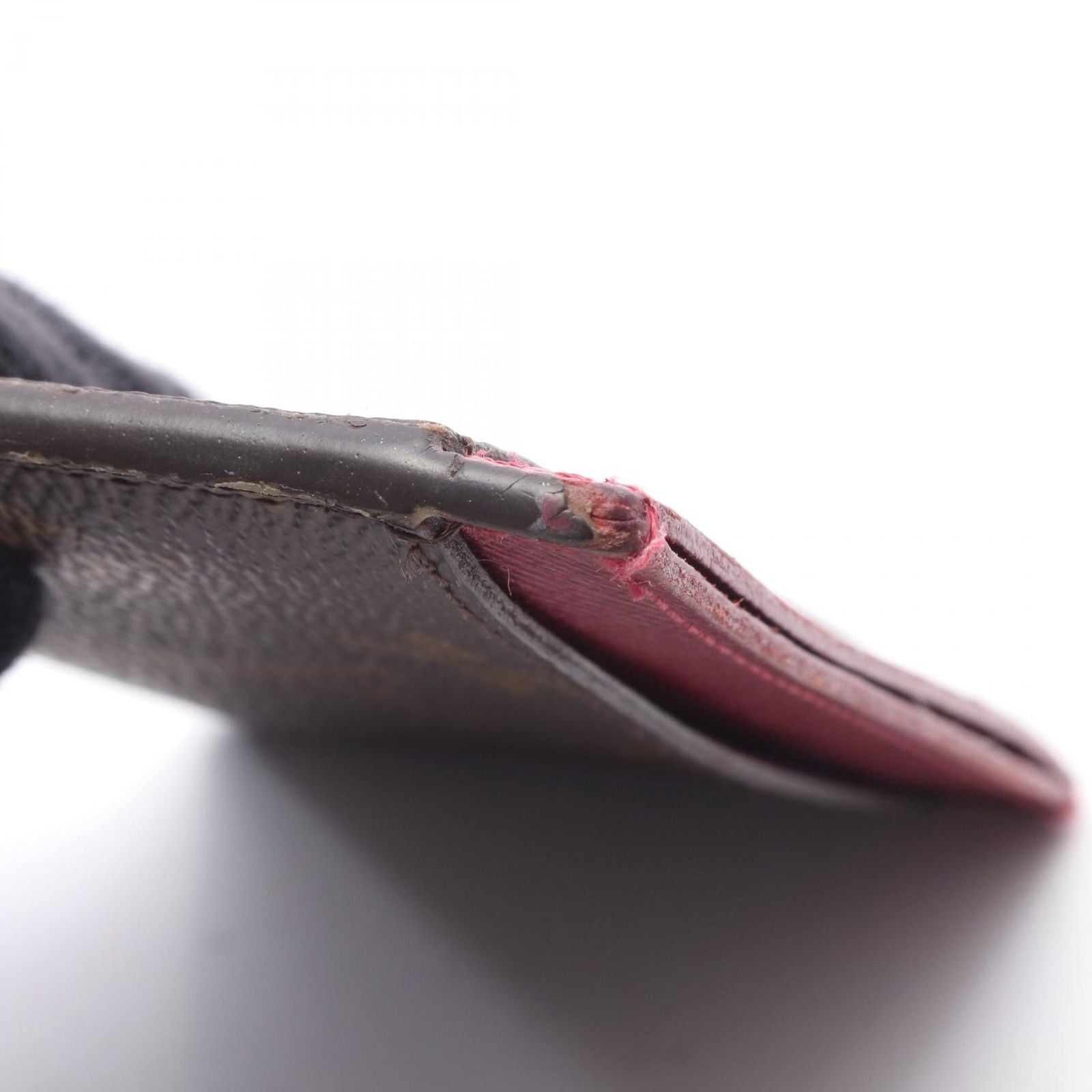 Louis Vuitton Card Case Holder Sample Fuchsia Leather — view 9
