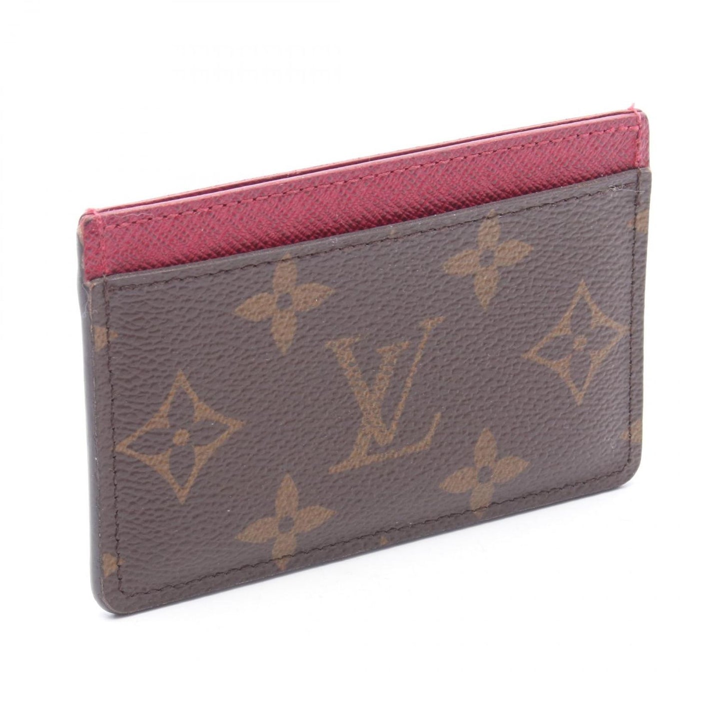 Louis Vuitton Card Case Holder Sample Fuchsia Leather — view 2