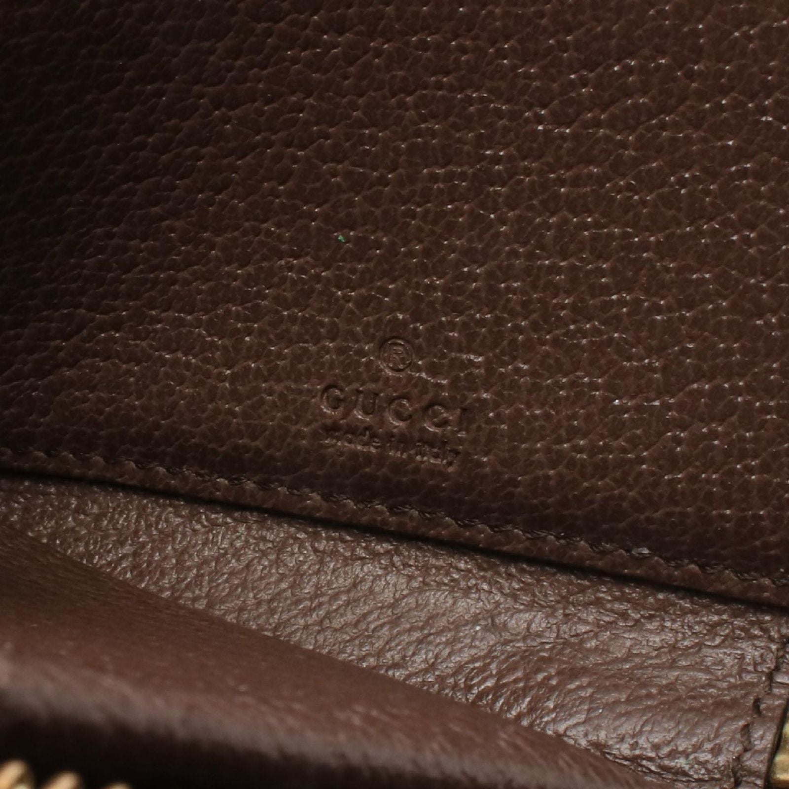 Gucci Coin Case Ophidia GG Supreme Beige Dark Brown Leather L — view 4