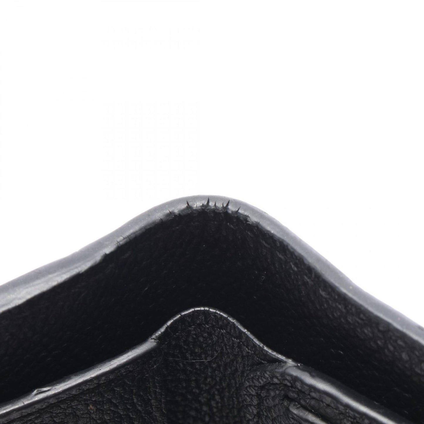 Louis Vuitton Trifold Wallet Portefeuille Compact Noir Leather Curille — view 7