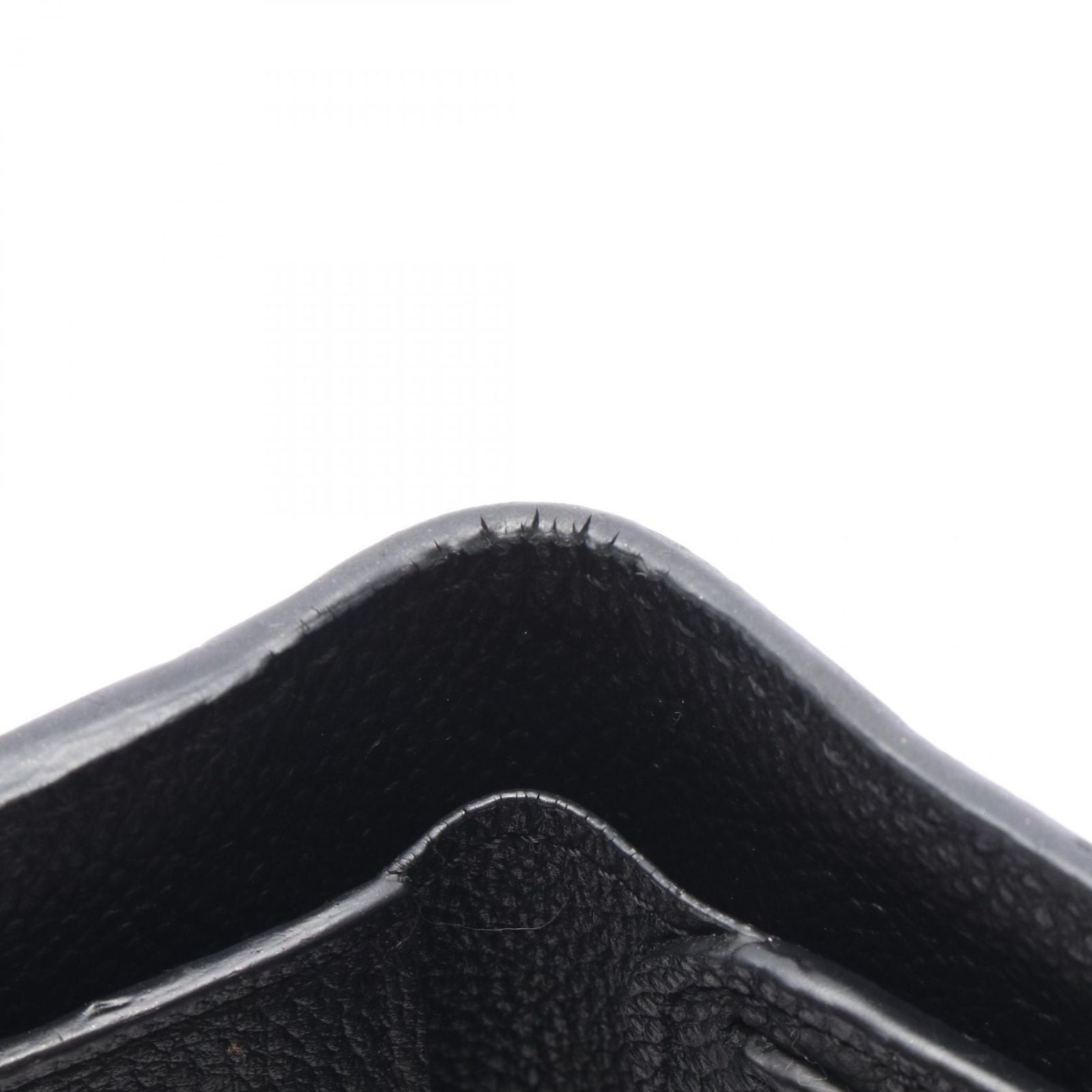 Louis Vuitton Trifold Wallet Portefeuille Compact Noir Leather Curille — view 7