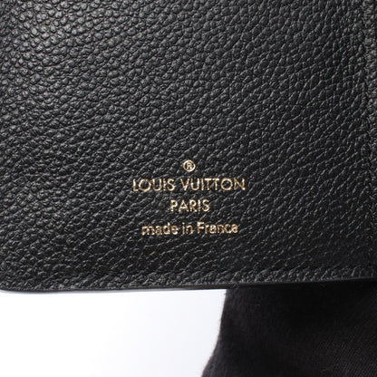 Louis Vuitton Trifold Wallet Portefeuille Compact Noir Leather Curille — view 5