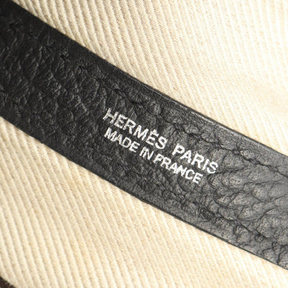 Hermes Tote Garden Party PM Steeple Quadrige Black Leather — view 4