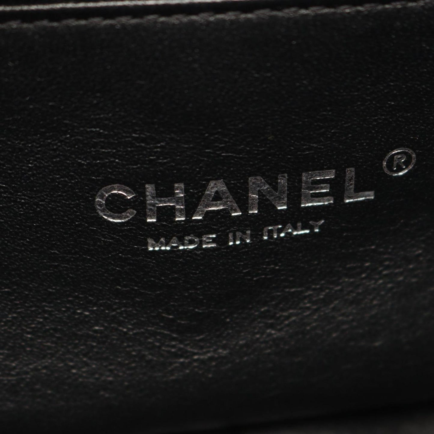 Chanel Shoulder Bag Quilted Navy Brown Fabric Chain — view 4
