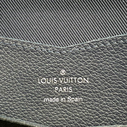Louis Vuitton Portefeuille Lockme II Leather Navy Wallet Silver — view 4