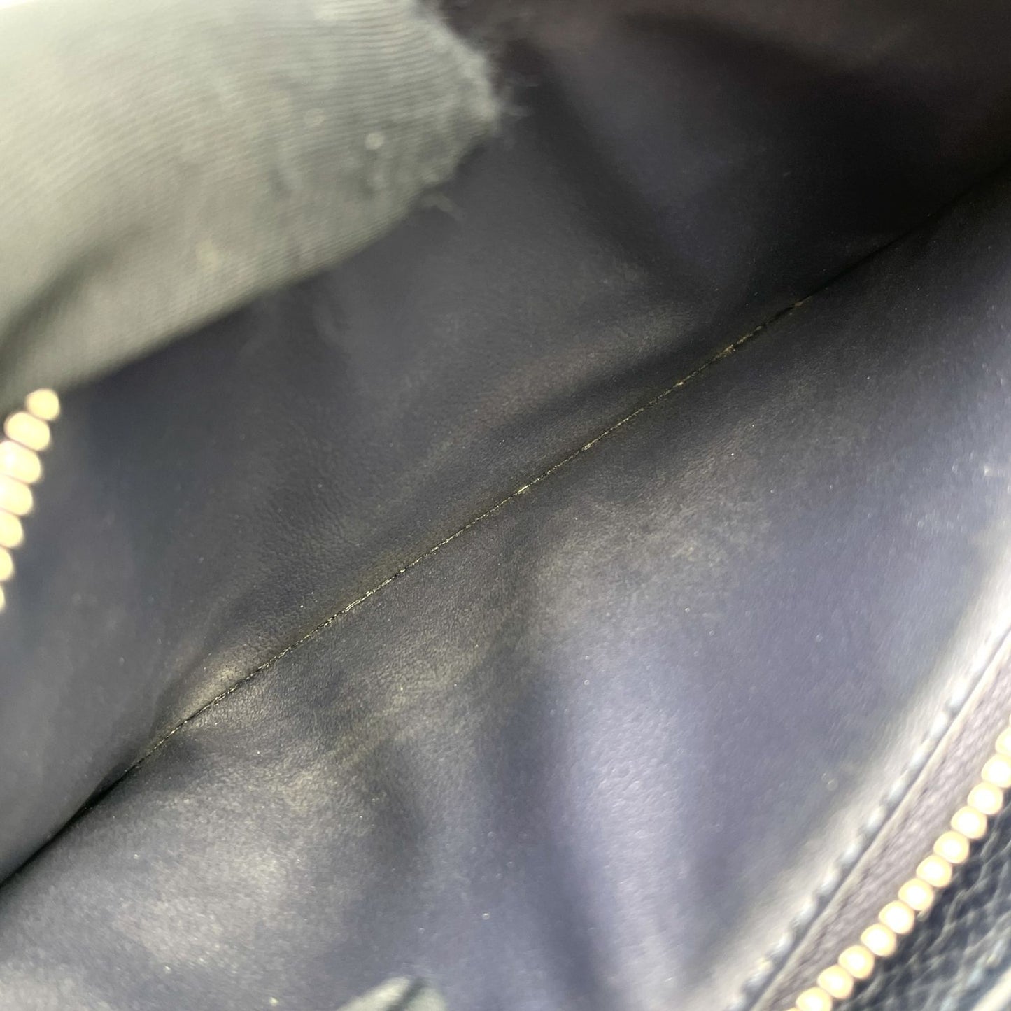 Louis Vuitton Portefeuille Lockme II Leather Navy Wallet Silver — view 5