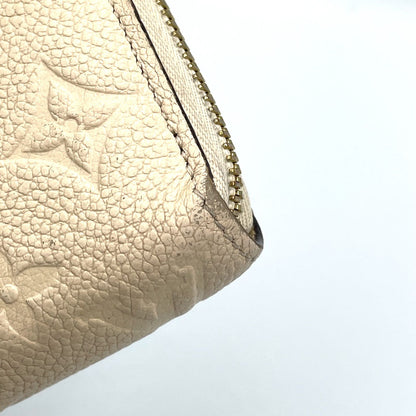 Louis Vuitton Empreinte Zippy Monogram Leather Light Beige Wallet Gold — view 6