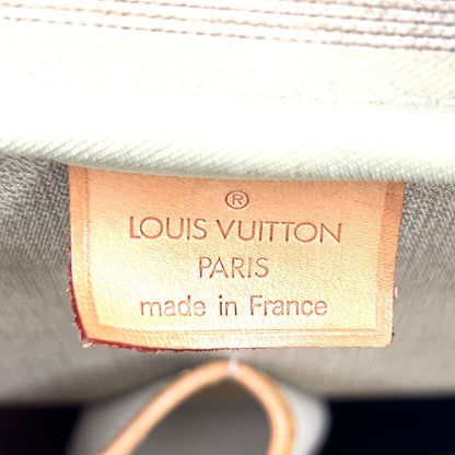 Louis Vuitton Deauville Bowling Vanity Monogram Leather Brown Handbag Gold — view 4