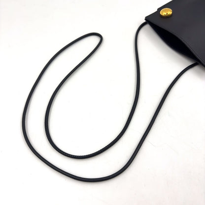 Loewe Dice Pocket with Customization Leather Black Shoulder Bag Gold — view 5