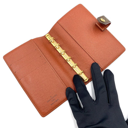Louis Vuitton Agenda PM Monogram Brown Notebook Cover Gold — view 3