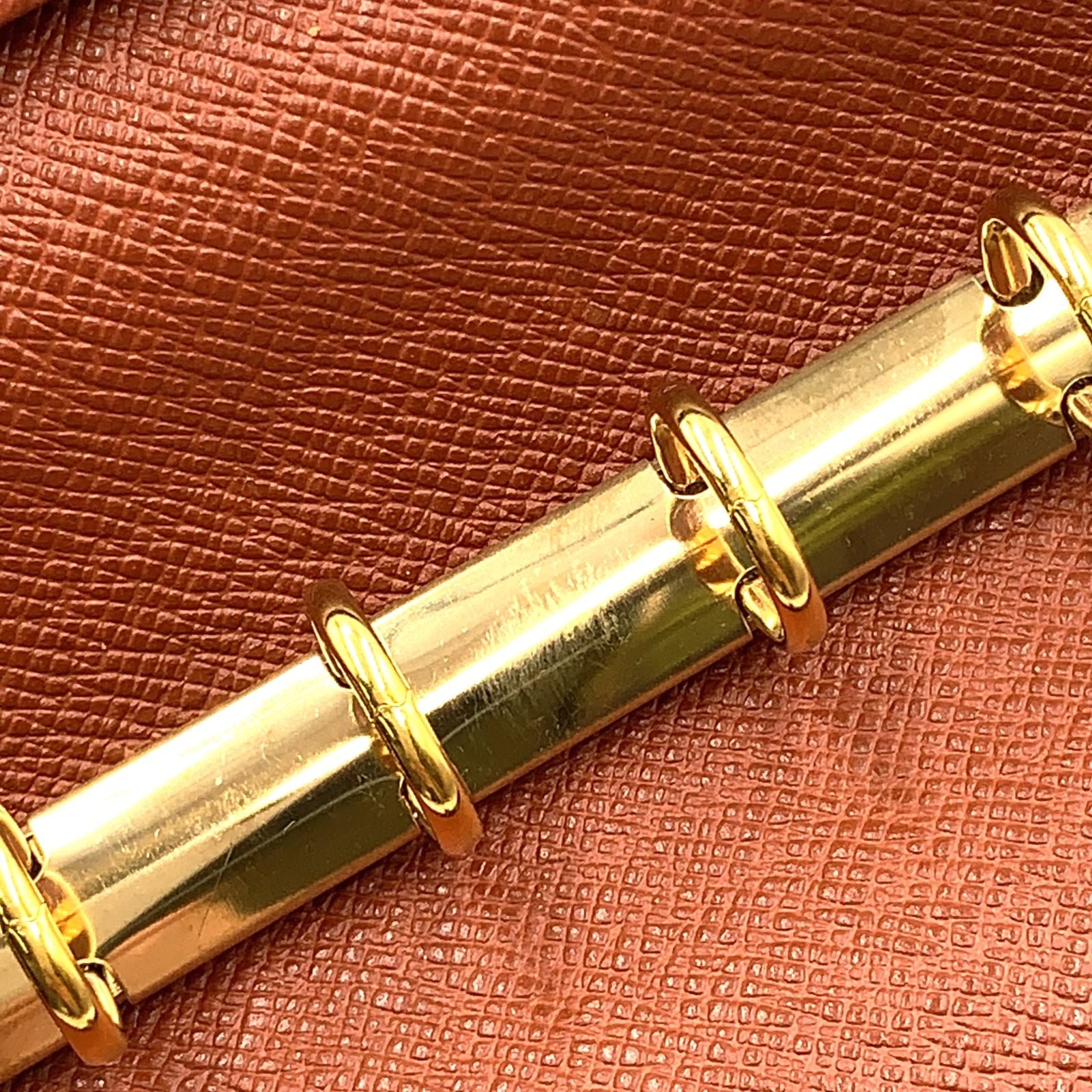 Louis Vuitton Agenda PM Monogram Brown Notebook Cover Gold — view 7