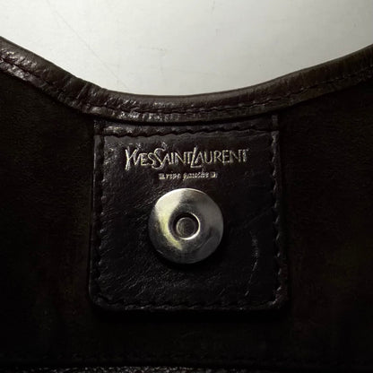Saint Laurent Yves Mombasa Rive Gauche Handle Belt Fixed Leather Part Distressed — view 4
