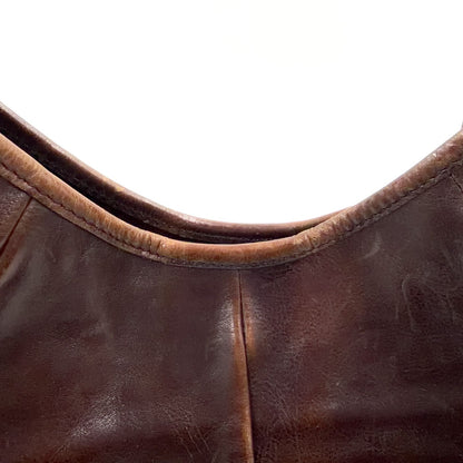 Saint Laurent Yves Mombasa Rive Gauche Handle Belt Fixed Leather Part Distressed — view 8