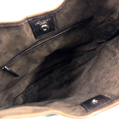 Saint Laurent Yves Mombasa Rive Gauche Handle Belt Fixed Leather Part Distressed — view 3