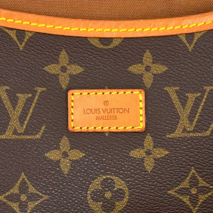 Louis Vuitton Saumur 35 Monogram Leather Brown Shoulder Bag Gold — view 5
