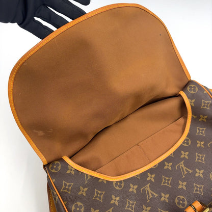 Louis Vuitton Saumur 35 Monogram Leather Brown Shoulder Bag Gold — view 8