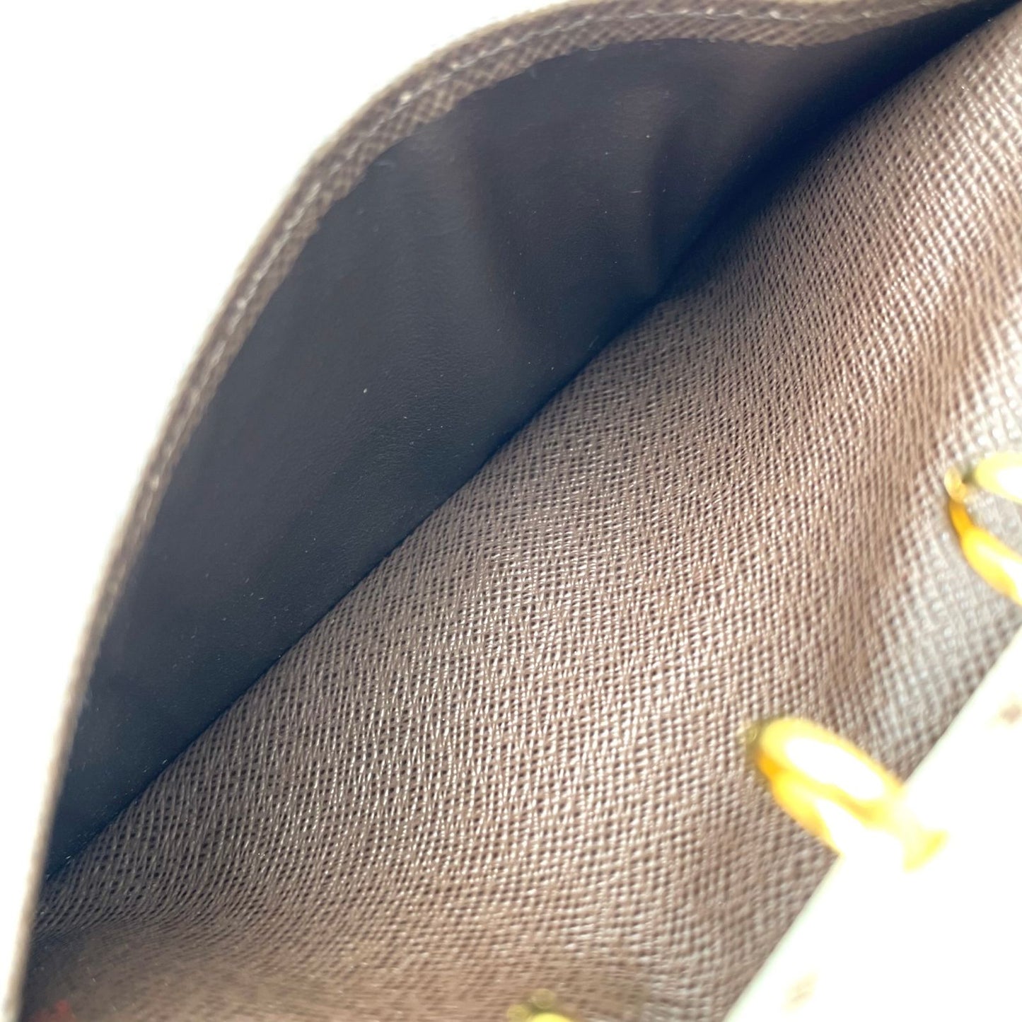 Louis Vuitton Agenda PM Damier Initials Brown Notebook Cover Gold — view 6