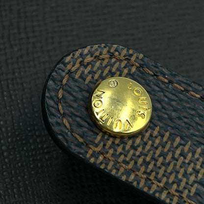 Louis Vuitton Agenda PM Damier Initials Brown Notebook Cover Gold — view 7