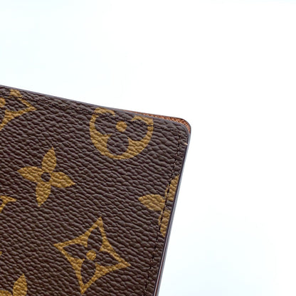 Louis Vuitton Portefeuille Multiple Monogram Leather Brown Bifold Wallet — view 5