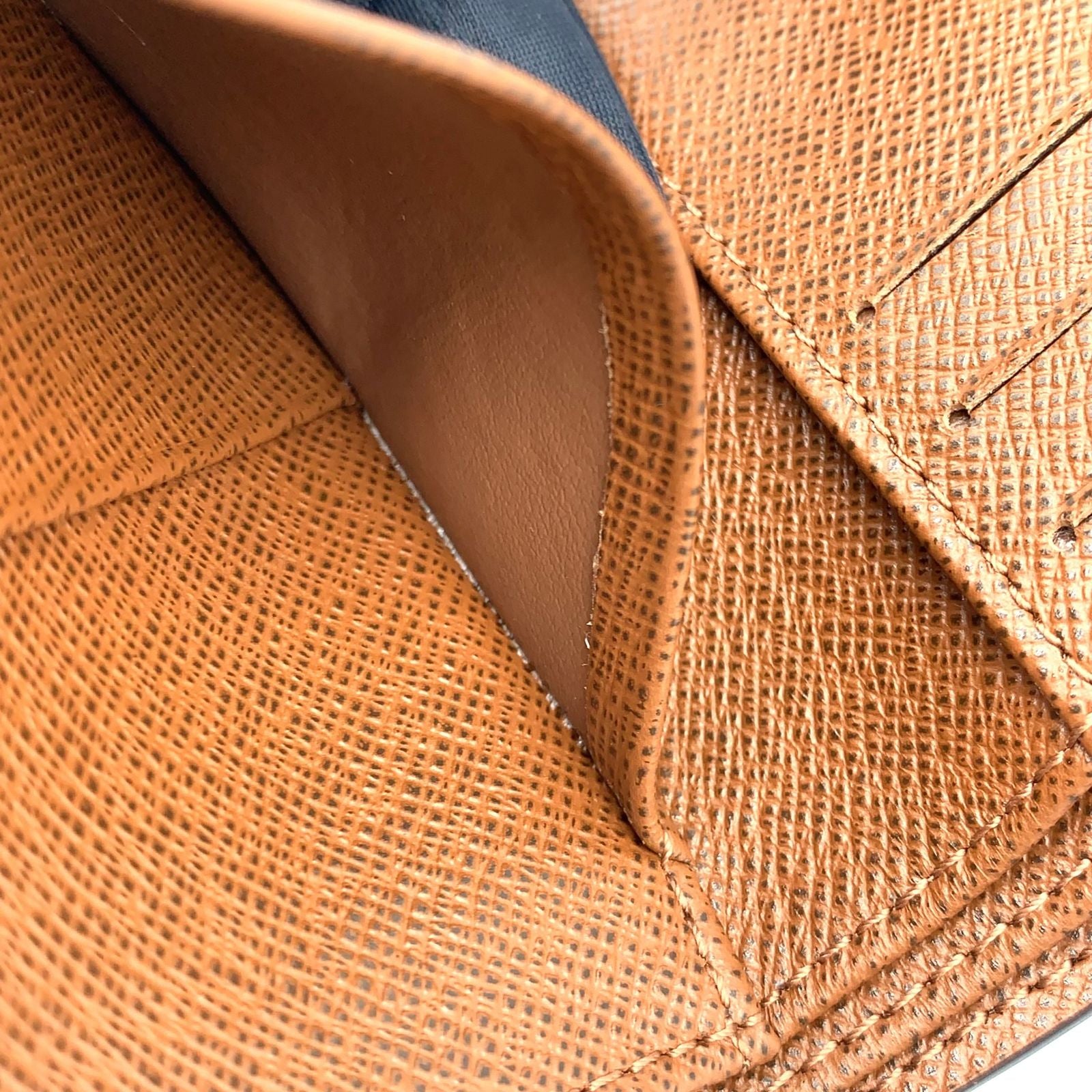 Louis Vuitton Portefeuille Multiple Monogram Leather Brown Bifold Wallet — view 7