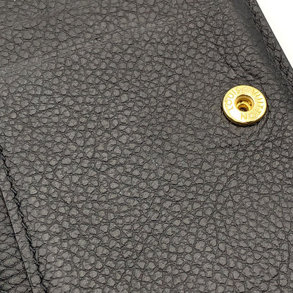 Louis Vuitton Portefeuille Monogram Empreinte Noir Leather Black Bifold Wallet — view 8