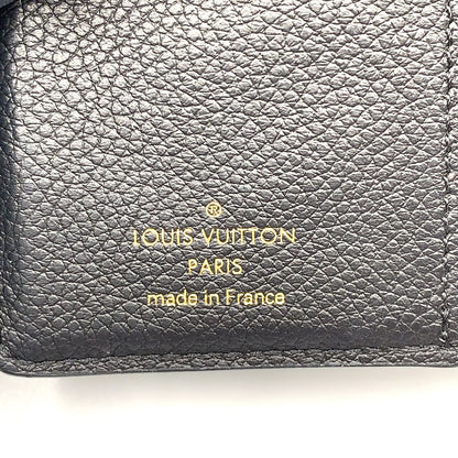 Louis Vuitton Portefeuille Monogram Empreinte Noir Leather Black Bifold Wallet — view 4