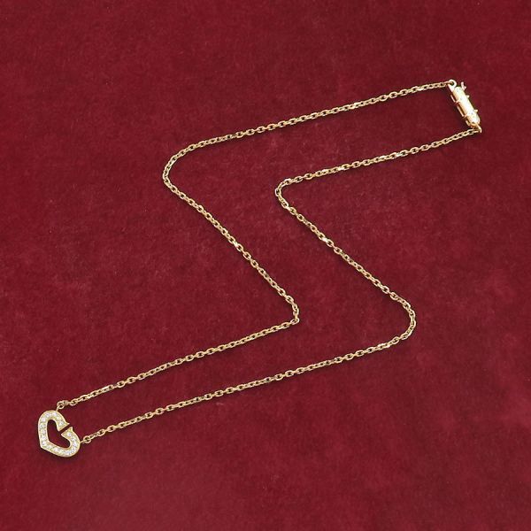 Cartier C Diamond Necklace — view 4