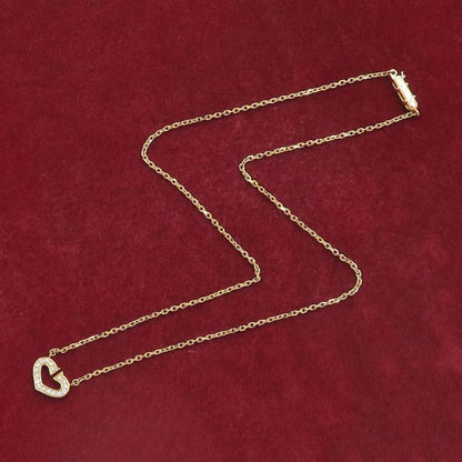 Cartier C Diamond Necklace — view 4