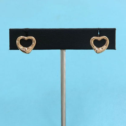 Tiffany & Co Open Heart Earrings 11 mm