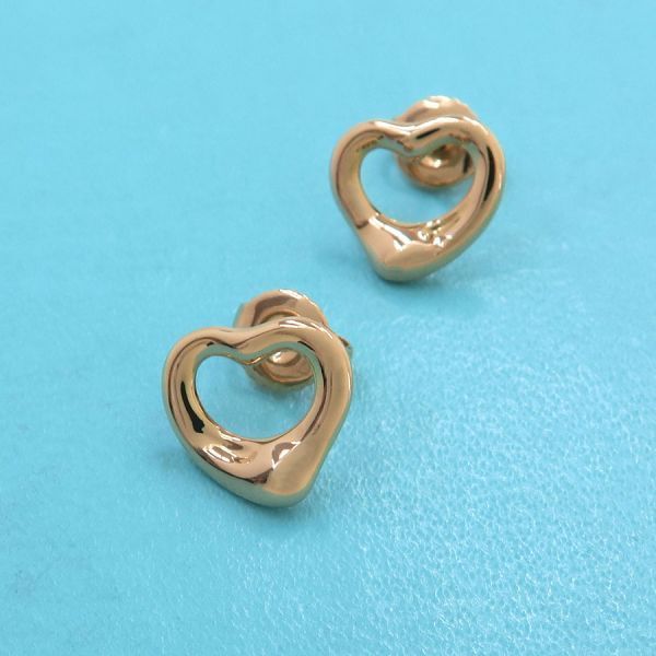 Tiffany & Co Open Heart Earrings 11 mm — view 4