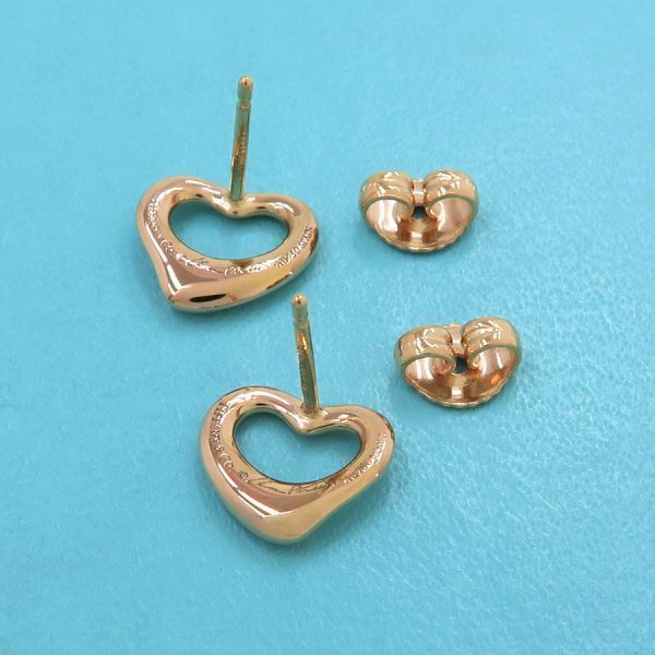 Tiffany & Co Open Heart Earrings 11 mm — view 6