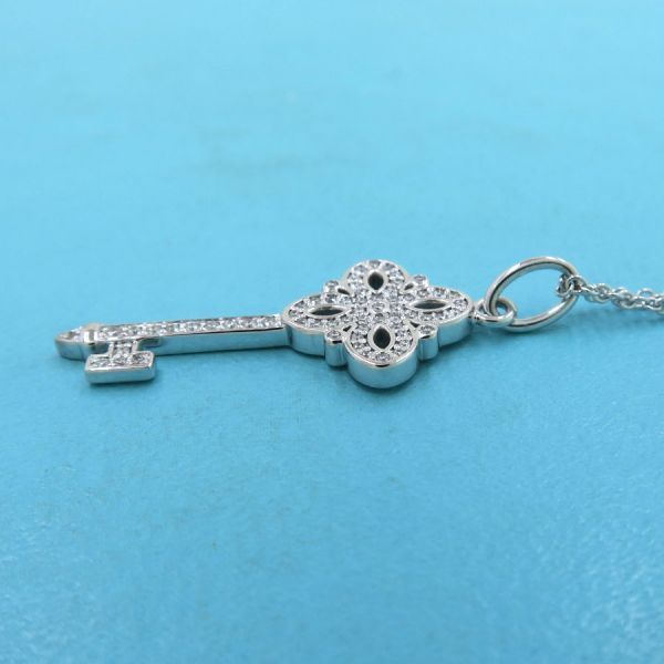 Tiffany & Co Victoria Diamond Charm Mini Necklace — view 2