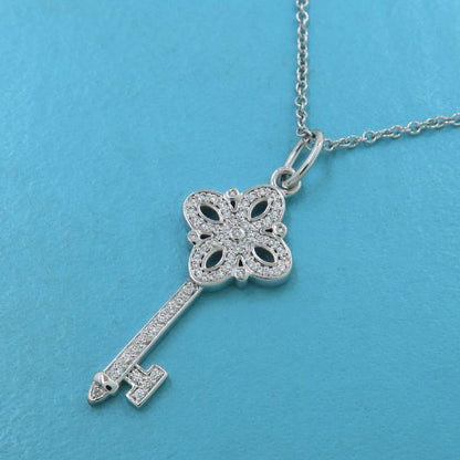 Tiffany & Co Victoria Diamond Charm Mini Necklace