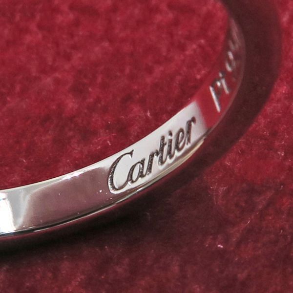 Cartier Ballerina Wedding Ring Diamond 45 Flat — view 6