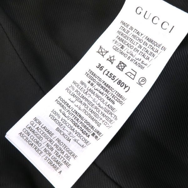 Gucci Coat Black — view 7