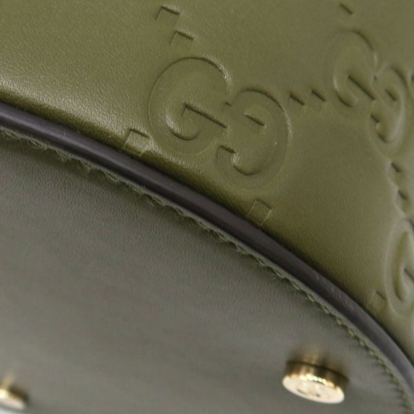 Gucci Guccissima Vanity Bag Khaki — view 7