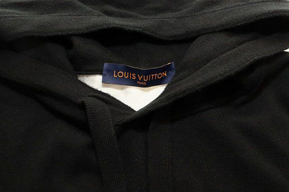 Louis Vuitton Monogram Gradient Hoodie L Uso Knit Pullover Black — view 5