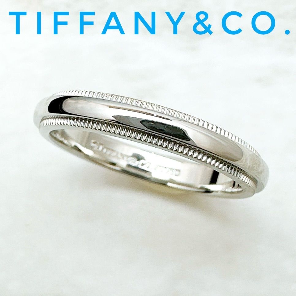 Tiffany & Co Mil Gray Platinum Ring