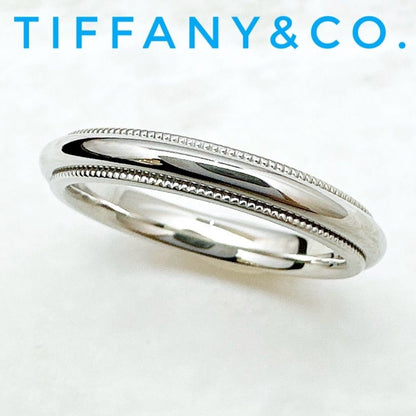 Tiffany & Co Mil Gray Platinum Ring