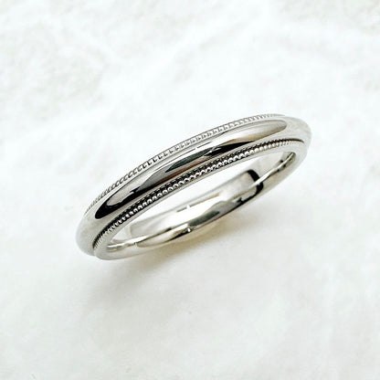 Tiffany & Co Mil Gray Platinum Ring — view 3